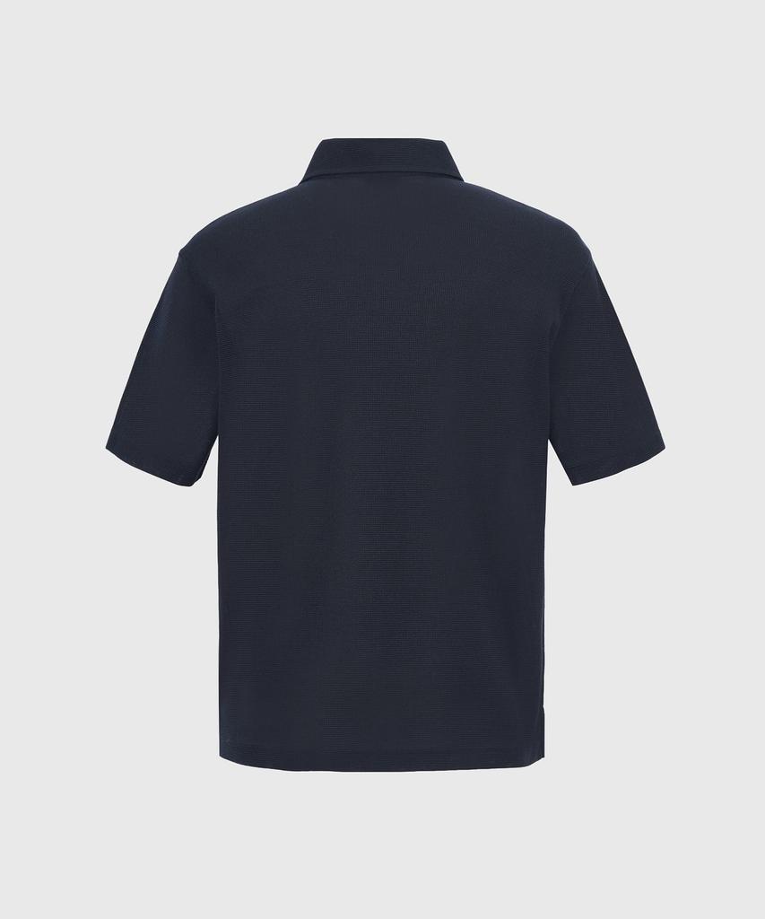 DUVETICA Trentino (Dark Navy) (Men'S Short-Sleeve Polo Shirt)
