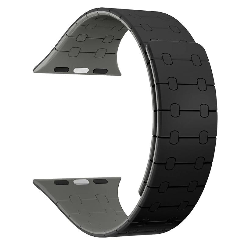 Силиконовый магнитный ремешок для Apple Watch Band Ultra 2 49 мм 44 мм 40 мм S10 46 мм 42 мм 41 мм 45 мм Браслет IWatch Series 9 8 7 6 SE 5