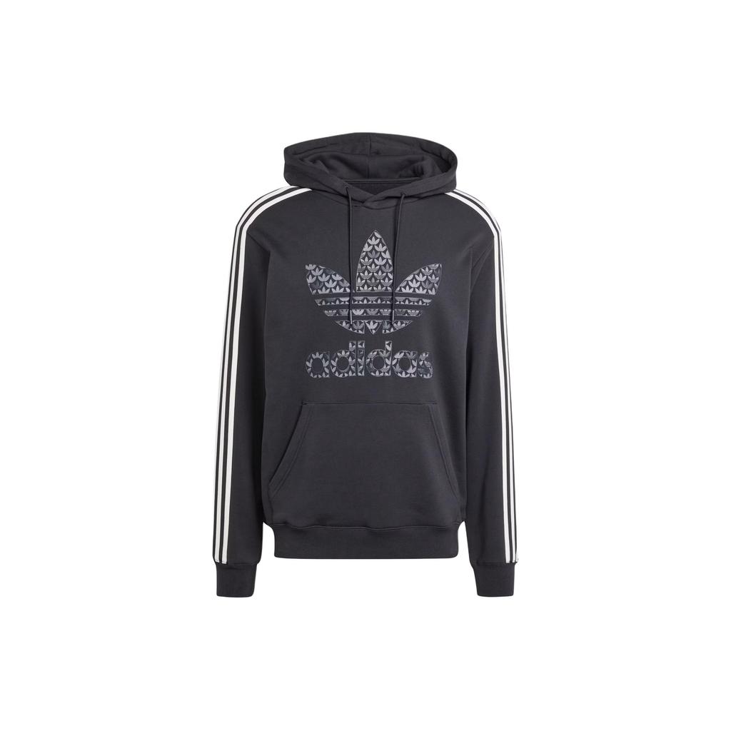 adidas Мужские толстовки Originals Classic Mono Graphic Hoodie Black IS2933