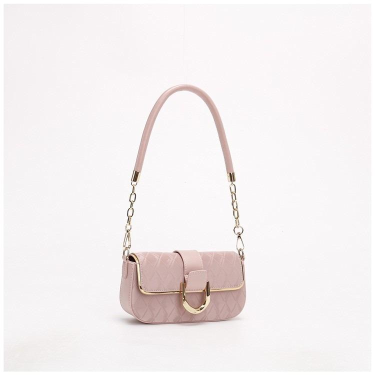 Guangzhou Women's Bag Underarm Bag 2025 New Simple Elegant Single Shoulder Crossbody Bag Sweet Small Square Bag for Women