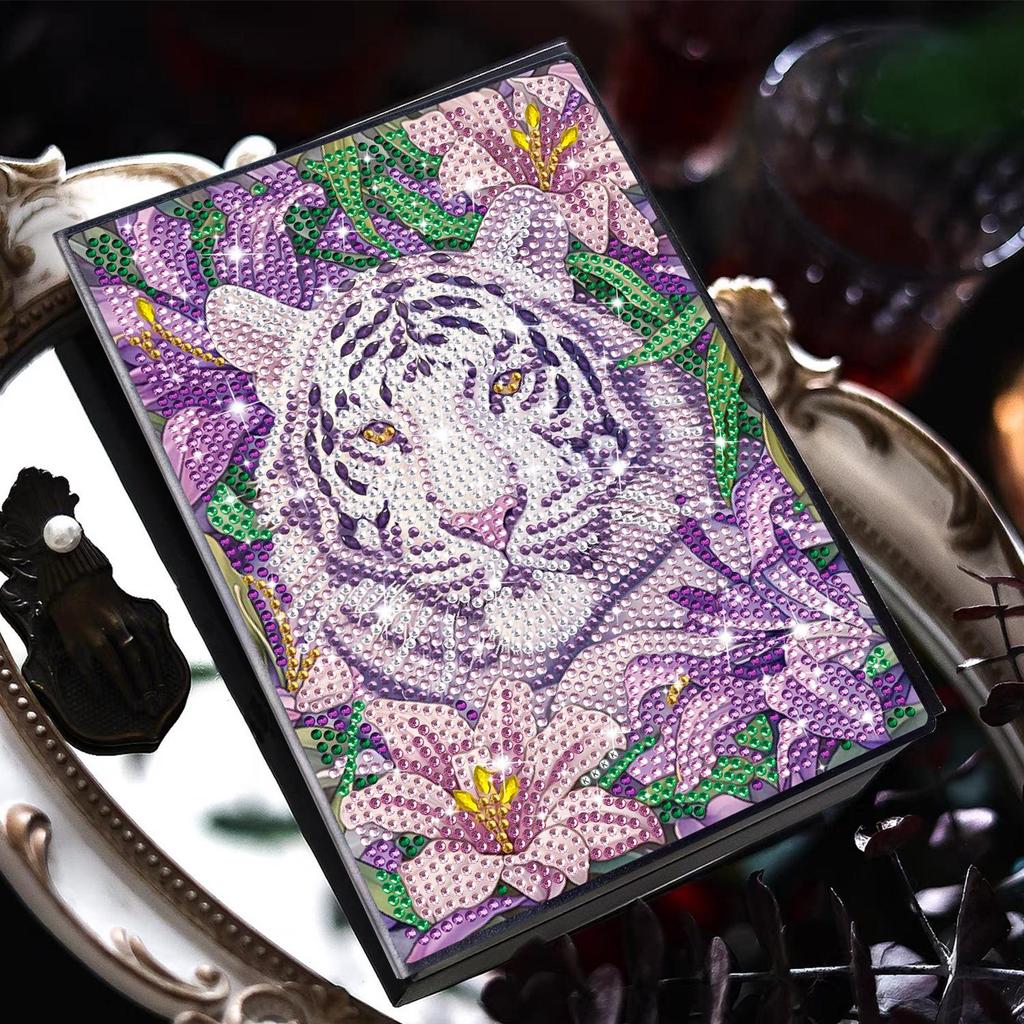 DIY Diamond Painting Business Notebook – Creative Dot Drill Writing Book for Kids