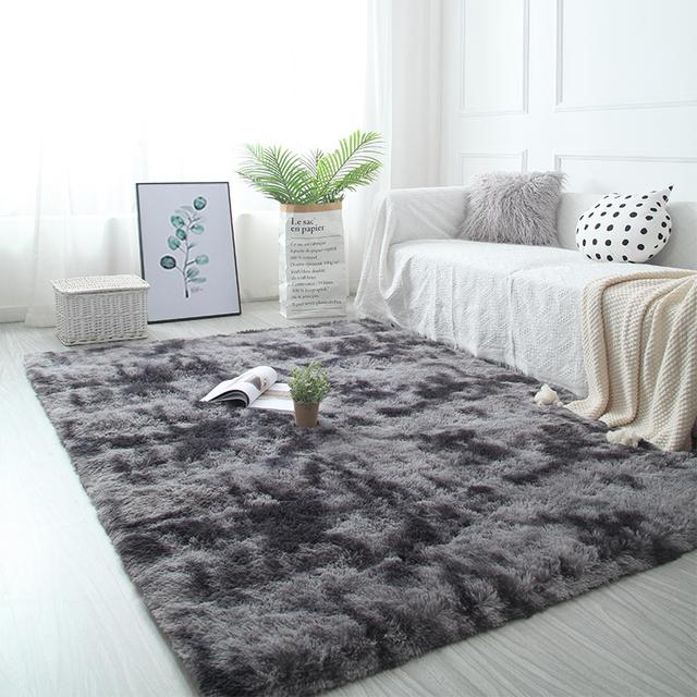 Ковры для большой гостиной 160x230 Тумбочки Спальня Напольное покрытие Коврики Розовый пушистый интерьер Вход Журнальные столики Коврики