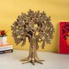 Pure Brass Kalpavriksha Tree Showpiece Trees of Life Home Decor Gift for Good Luck Vastu and Fengshui Best In Living Room Table Decoration