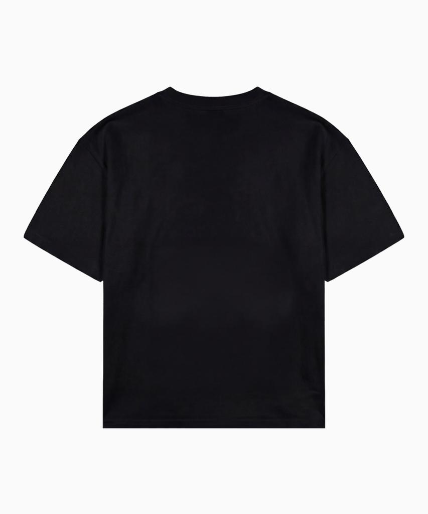 SAINTPAIN Sp Mini Cross Heavyweight Crop Short Sleeve Tee Black