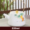 High Quality Suede Jade White Porcelain Teapot Puer Tea Pot and Cup Set Heated Kettle Teaware Teapots Chinese Mug Service Clay