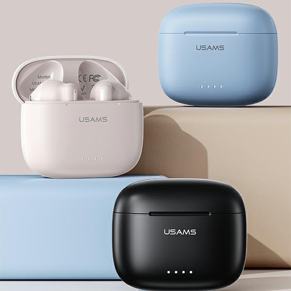 Usams Słuchawki Bluetooth 5.3 Twsus14 Series Dual Mic Bezprzewodowe Niebieskie/Blue Bhuus03