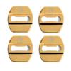 SYENG1 4Pcs Car Door Lock Protective Cover Sticker for Alfa Romeo Logo Sportiva Giulia Giulietta 159 156 MITO Stelvio 147 Accessories