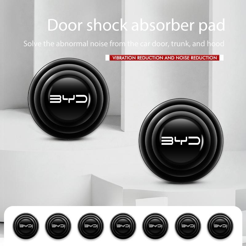 4/8/12pcs Car Silicone Anti-collision Door Shock Absorber Spacer For BYD Tang MAX DMI Qin EV600 Han EV Yuan Song PLUS Pro