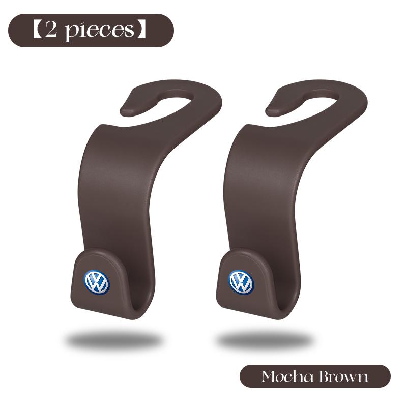 XMZSA1 Car Seat Headrest Hook For Volkswagen VW Scirocco Jetta Beetle Golf 4 5 6 mk8 Passat Polo B5 Tiguan Backrest Hanger Storage Hook