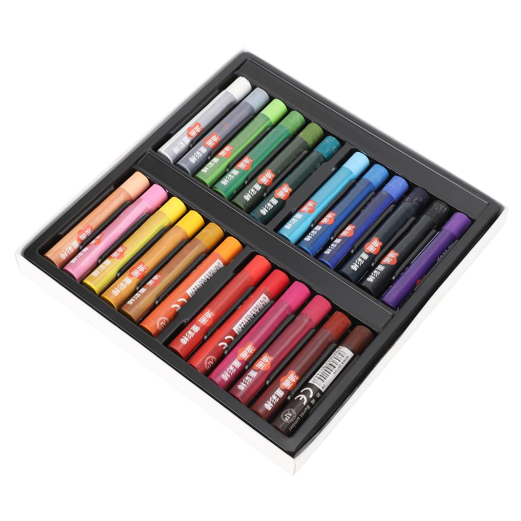 Oil Pastel Painting Crayon Water Wash 24 Color Children Graffiti Cartoon Drawing Tool24 Colors
