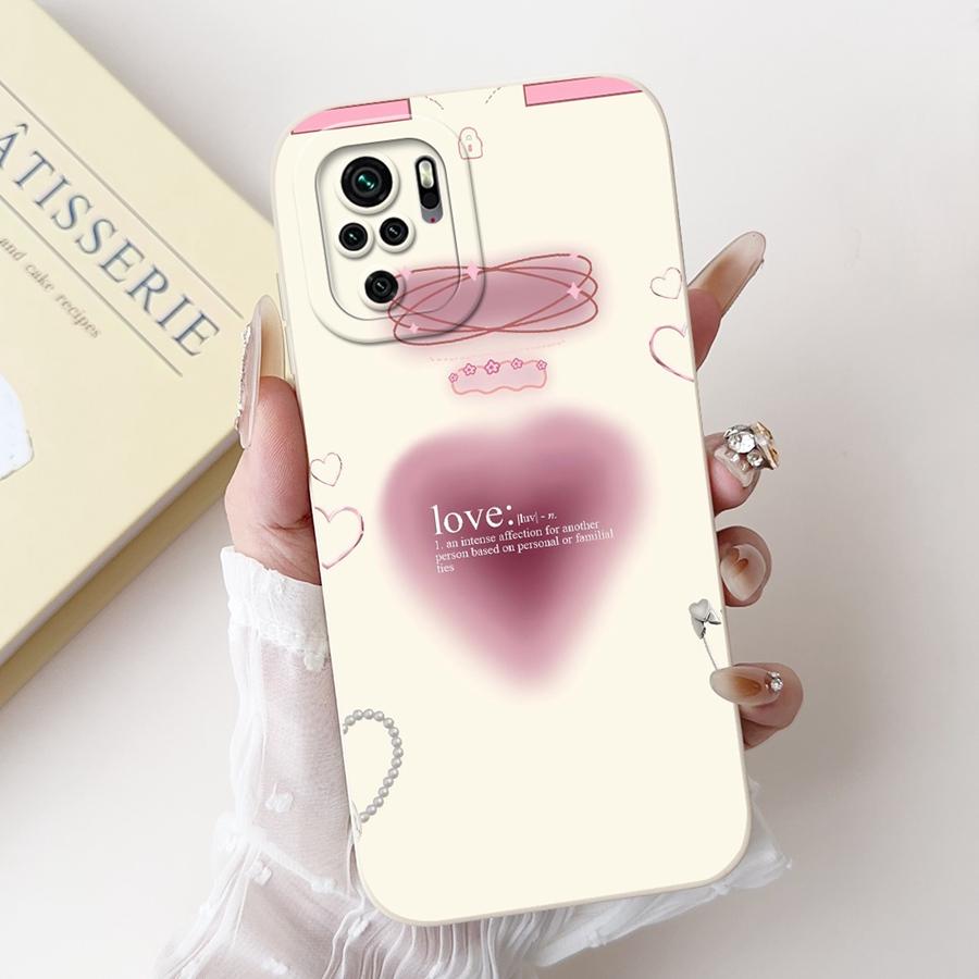 Phone Case For Xiaomi Redmi Note 10 Pro 4G Funda Flower Painted Matte Soft Protective Cover for Redmi Note10 10S 10Pro Bags