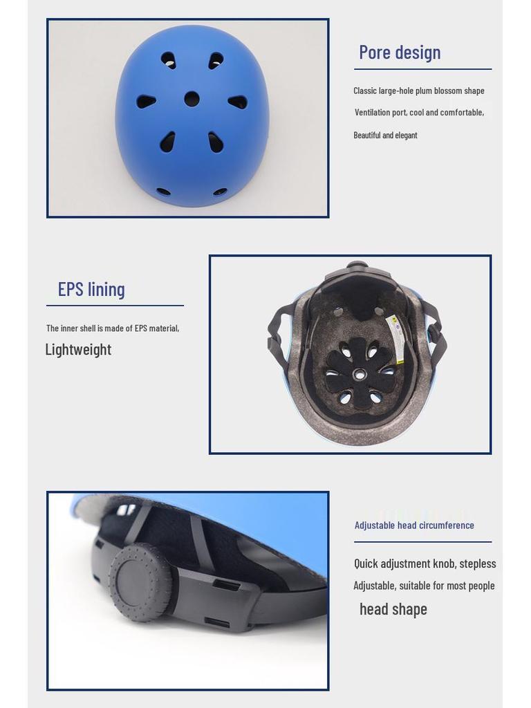 Детский набор защитной экипировки для роликовых коньков - 7 предметов: шлем и накладки