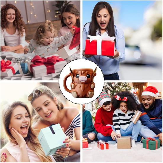 Highland Cow Ice Cream Pint Holder Insulated Ice Cream Cozy