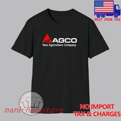 AGCO Сельское хозяйство Мужской#039;s Черный Размер S5XL Унисекс Футболка