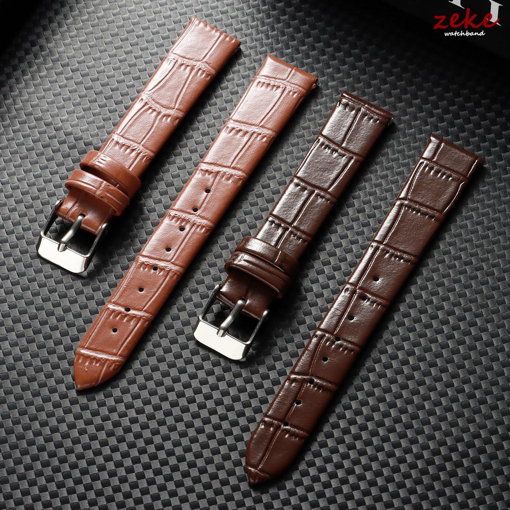 8мм 10мм 12мм 14мм 16мм Ремешок для часов из натуральной кожи с бамбуковым узором Женский сменный универсальный браслет Тонкий ремешок-браслет