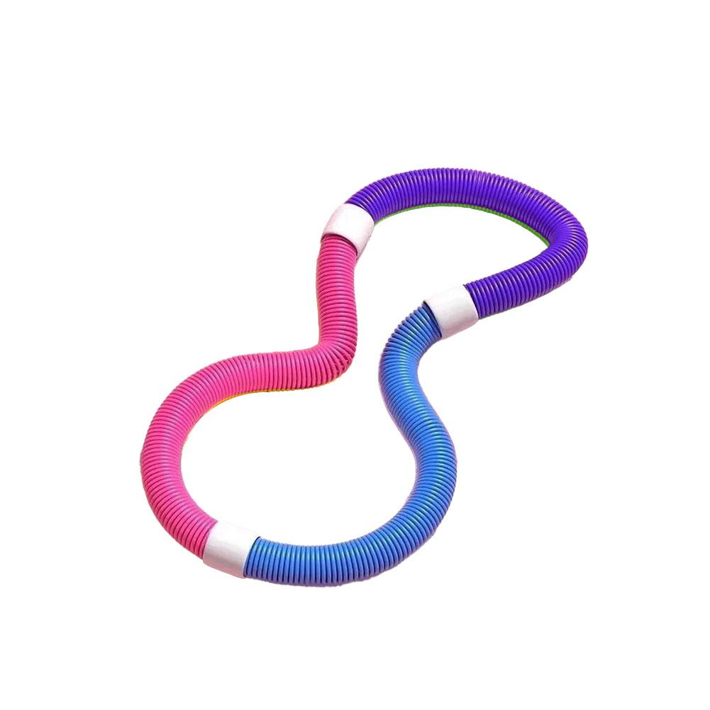 New Spring Tube Yoga Circle Fitness Waist & Tummy Tightening Exercise Equipment Fitness Circle Foldable Unisex Weight Loss