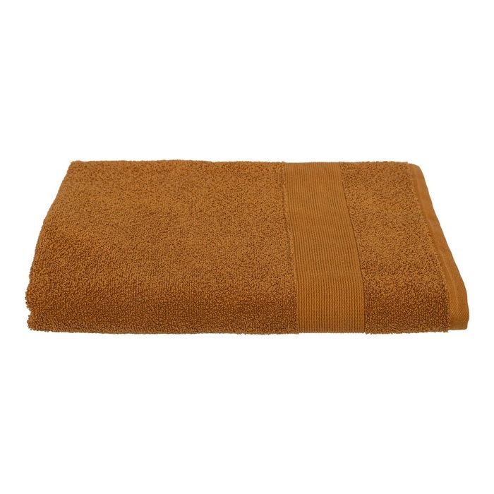 Serviette de toilette - Cannelle - 100 x 150 cm - 100% coton éponge - Lavage à 40°C