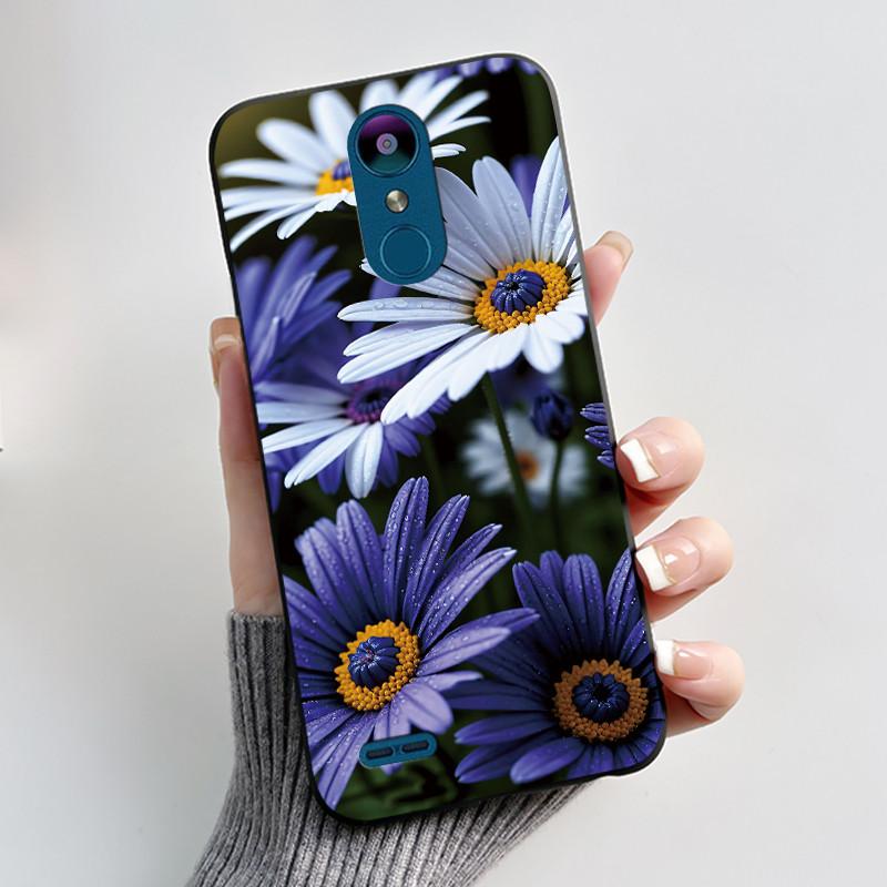 Для LG K8 (2018)/LG K9 2018 Мягкий Силиконовый Черный Чехол Вирусный Стиль Рисунок Мультяшный Кролик, Король Драконов Кролик Чехол