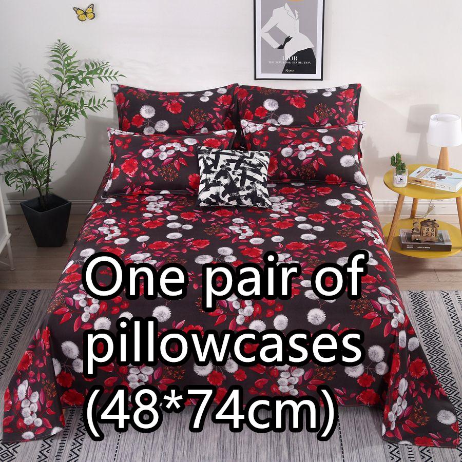 Постельное белье из мягкой ткани с цветочным рисунком для всех сезонов - Доступно в размерах для двуспальной и односпальной кровати