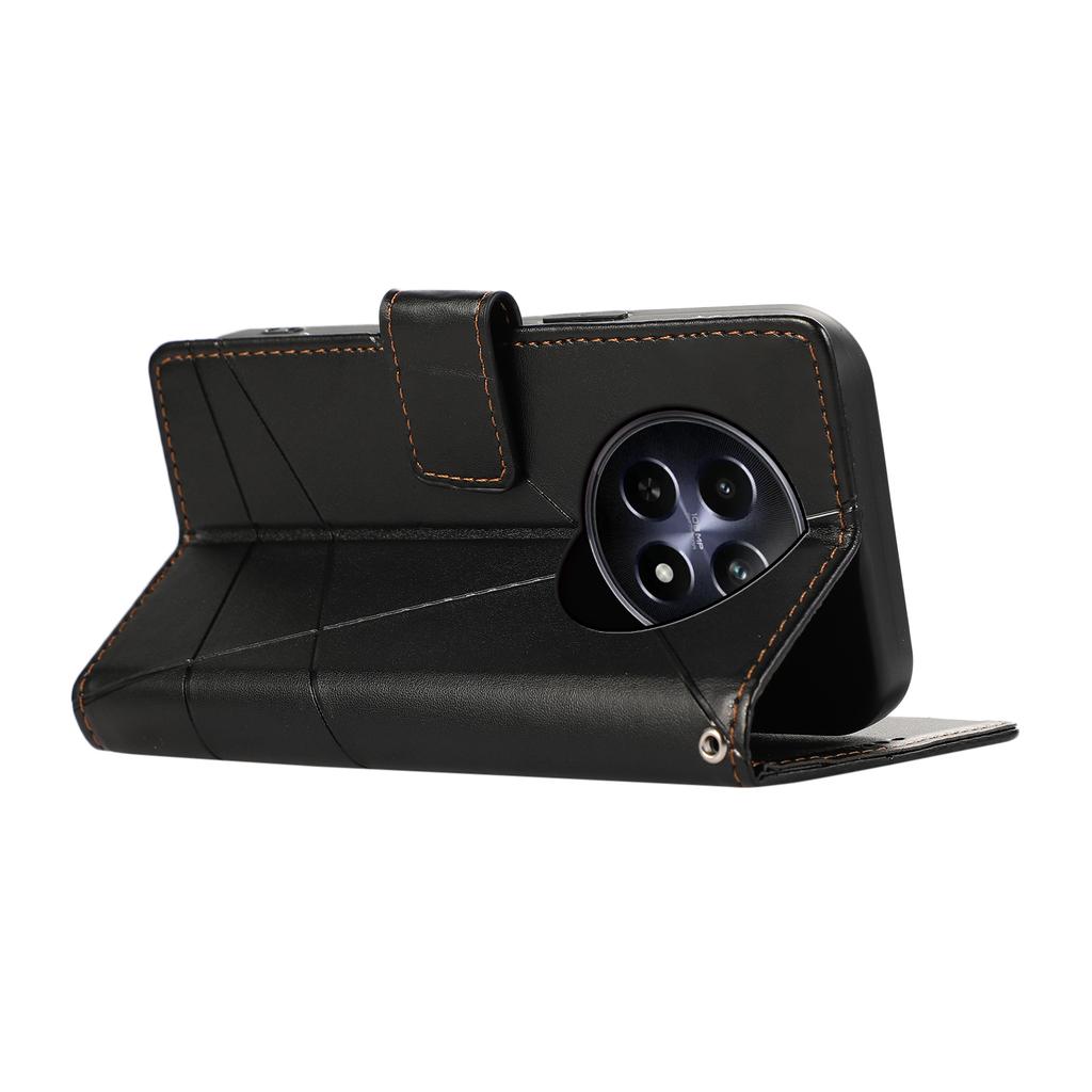 DF-06 Чехол для Realme 12 5G/12x 5G Аксессуар для мобильного телефона Оптовая продажа Кожаный кошелек с оттиском линии Чехол для телефона