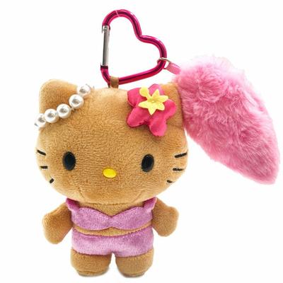 Ключница-брелок Hello Kitty с хвостиком, Плюшевый талисман 'Солнечный ожог' GOGO Gal 985125