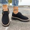 New Casual Simple Shoes Fashion Shoes Temperament Versatile Suede Women's Shoes
