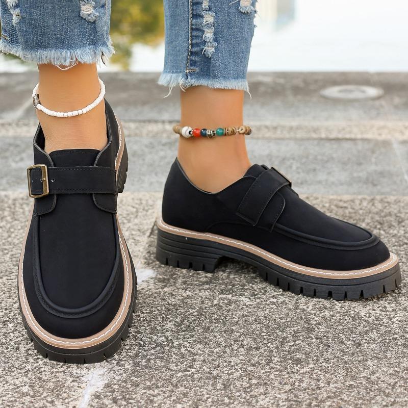 New Casual Simple Shoes Fashion Shoes Temperament Versatile Suede Women's Shoes
