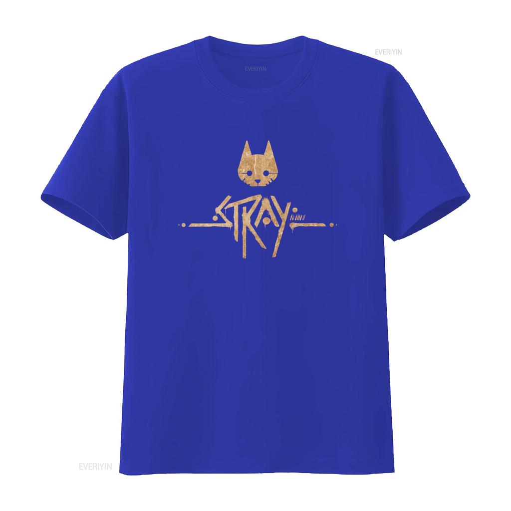 Vintage Streetwear Stray Game Cat Print Cool Casual T Shirt vintage Washed Comfortable designer clothes homme Soft Unisex
