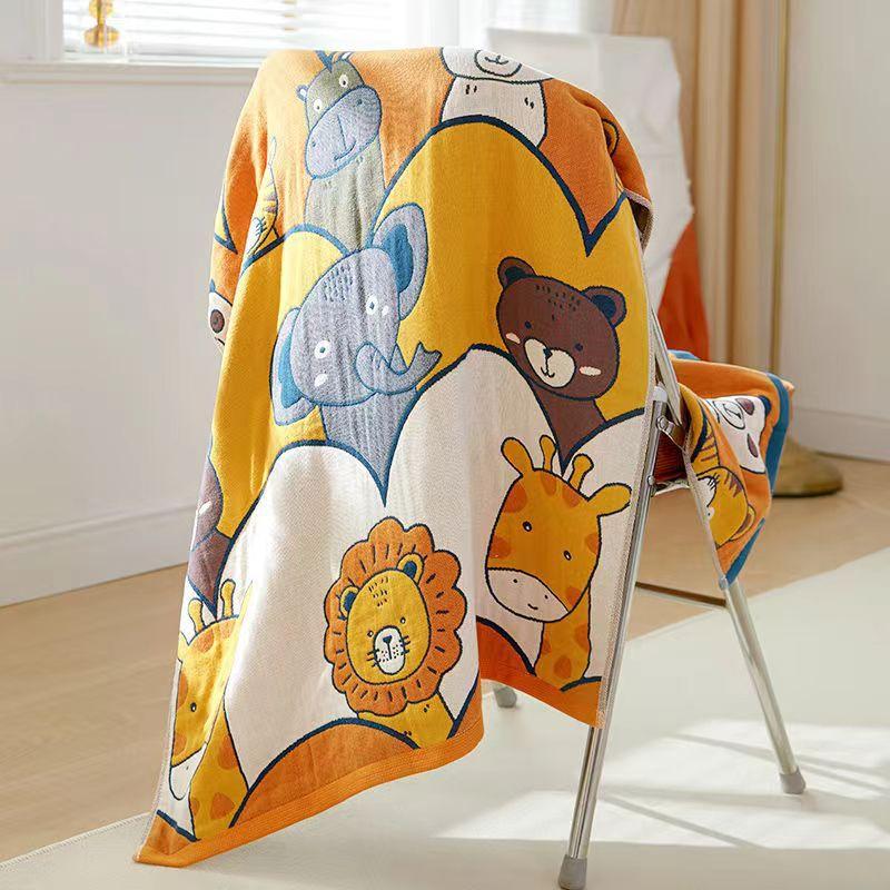 Multi-Layer Gauze Cotton Bath Towel Soft And Comfortable Beach Towel Ethnic Style Sun God Skin-Friendly Water Absorption