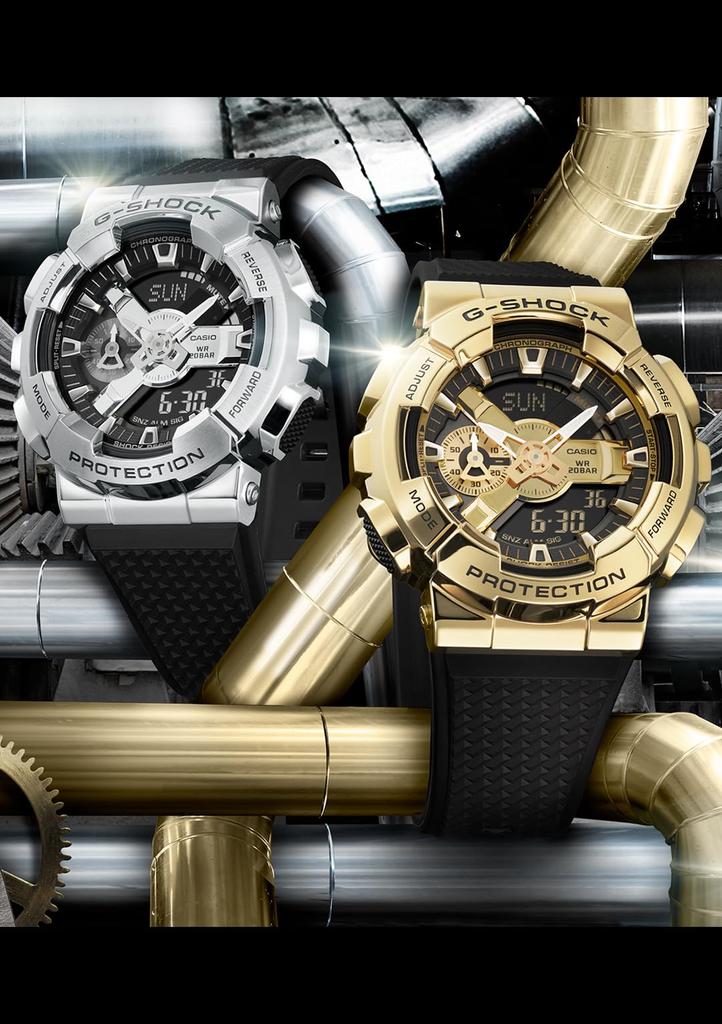 Casio Metal Covered Watch Black G-SHOCK Men's GM-110BB-1AJF