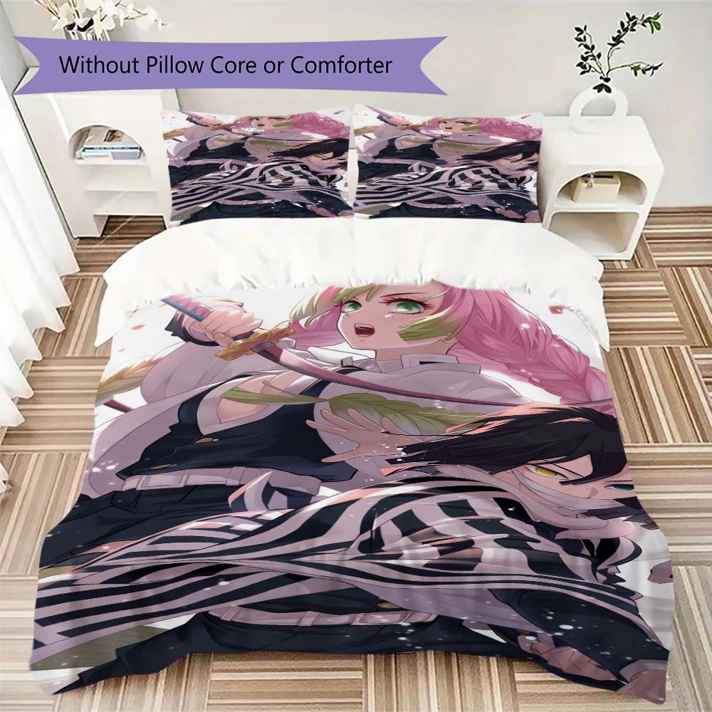 Ghost Hunter Pattern Bedding,Quilt Set Quilt Cover Pillowcase Home Birthday Gift (1*duvet cover+2*pillowcase,without core)SSJT0917402