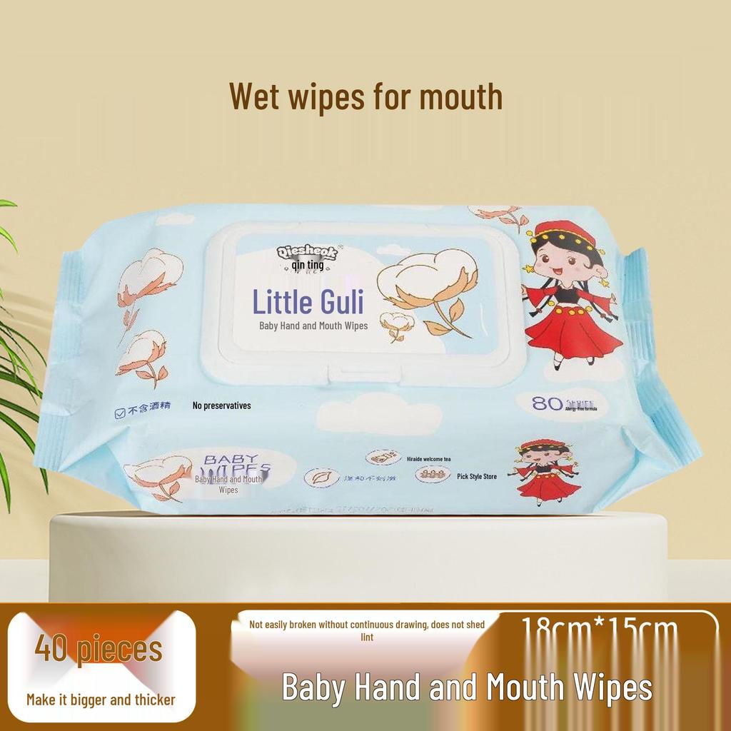 Мини влажные салфетки дорожный набор: 8 детских салфеток в упаковке, специально для детских рук