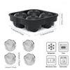 3D Rose Ice Cube Tray Silicone Ice Molds Diamond Silicon Mould 6 Grid Reusable for Cocktails Whiskey Party Supplies Ice Maker