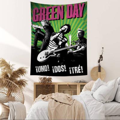 Известная Музыкальная Рок-группа G-Green Day Мультяшный Гобелен Искусство Научная Фантастика Комната Домашний Декор Настенные Листы