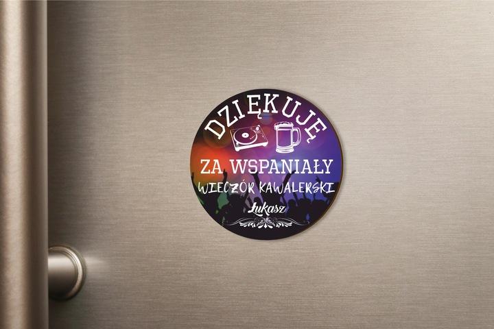 Wieczór Kawalerski Magnes Dedykacją Podziękowanie
