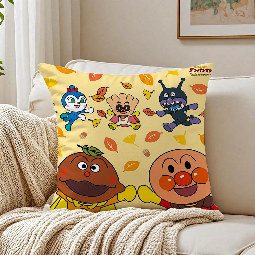 Classic Anime AnpanmanCartoon Cushion Cover Pillowcase Antidustmite living Room Sofa Decor Cushion Room