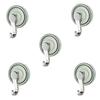 5Pcs Plastic Suction Cup Hook Punch Free Wall Hooks Creative Shower Towel Rack  Bathroom