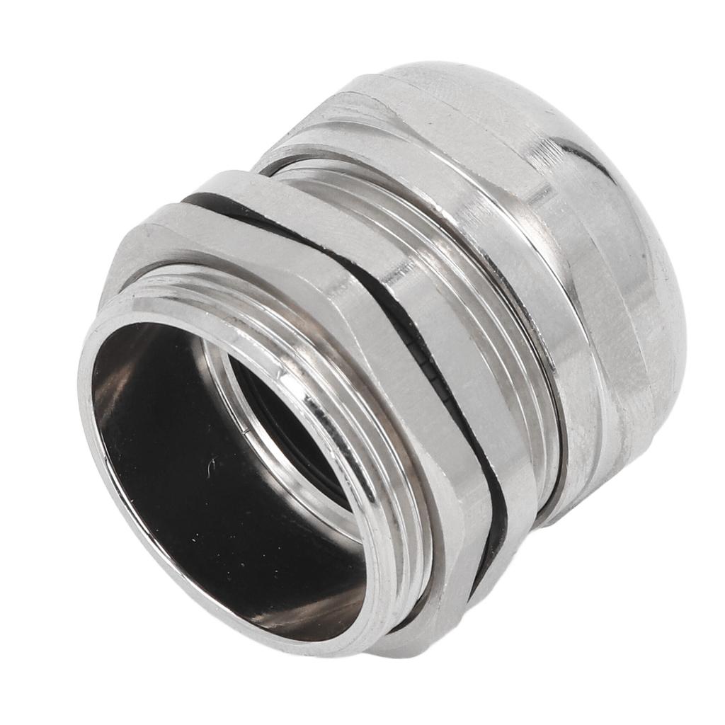 Водонепроницаемый кабельный ввод из нержавеющей стали M32, уплотнительная втулка, регулируемая, 15-22 мм, протектор