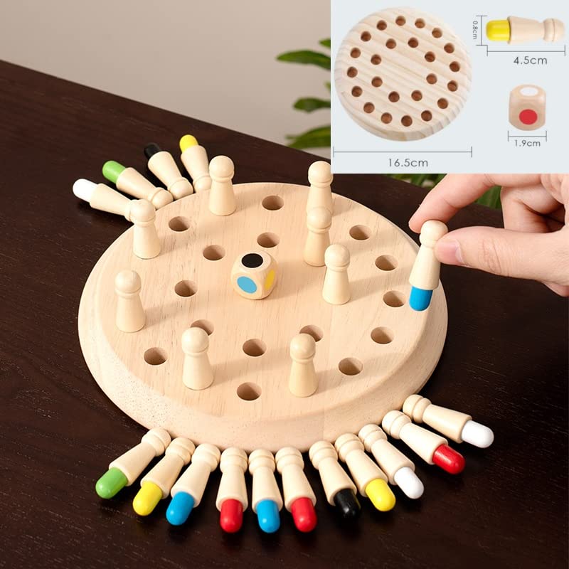 Самая продаваемая деревянная игра для развития памяти, развивающая память, развивающая игрушка, обучающие инструменты Монтессори, развивающая головоломка для мозга