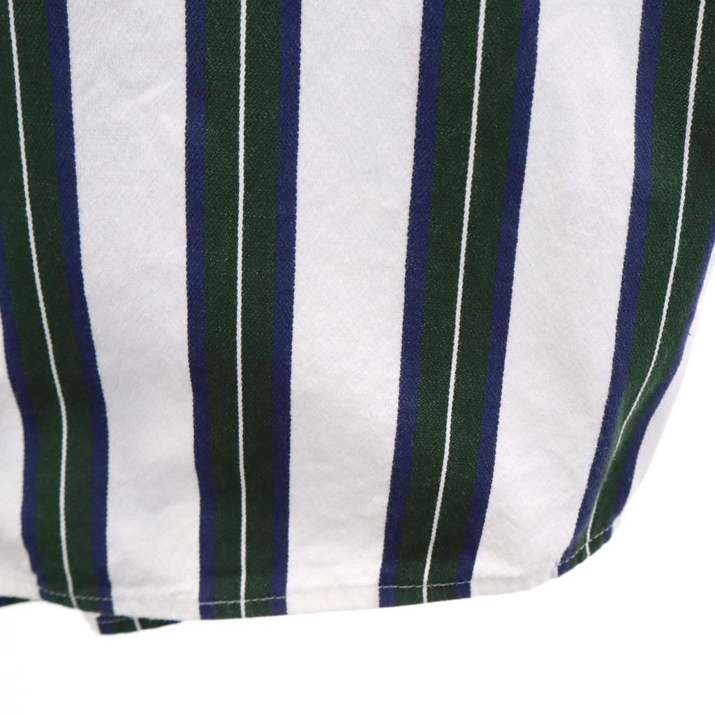A.P.C. Striped Pattern Long sleeve Cotton shirt S white Men's Used