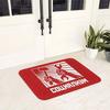Red Socialist Theme Doormat Floor Mat for Home Entranceway Entry Rug 40x60cm Communist Tools Design Welcome Durable Mat Indoor O