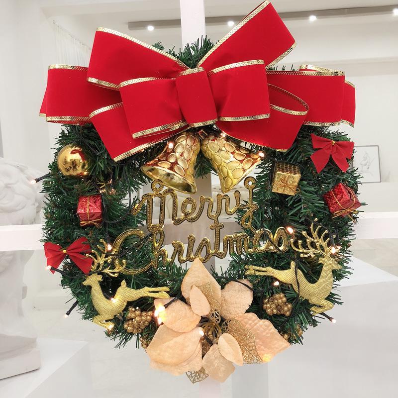 New Christmas Wreath Garland for Window, Door, and Venue Decorations