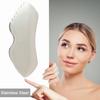 Инструмент Gua Sha, скребковая доска Gua из нержавеющей стали для лица, тела, миофасциальная массажная доска, устойчивый к ржавчине инструмент для подтяжки кожи для друзей семьи