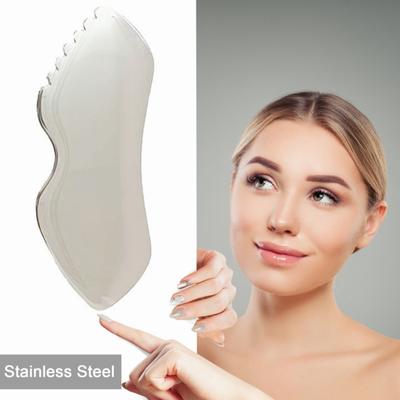 Инструмент Gua Sha, скребковая доска Gua из нержавеющей стали для лица, тела, миофасциальная массажная доска, устойчивый к ржавчине инструмент для подтяжки кожи для друзей семьи