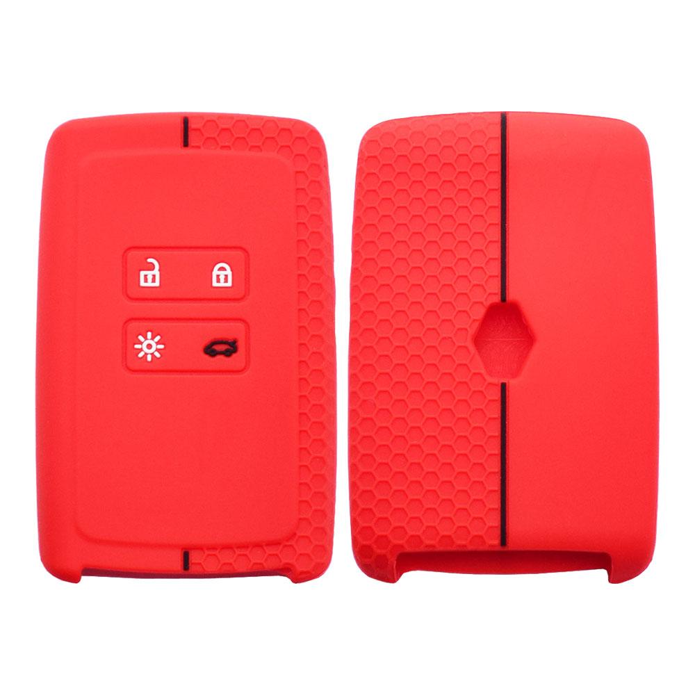 Силиконовый чехол для ключей от машины для Renault Kadjar Captur Koleos 2 Clio Espace 5 Master Talisman Scenic 4, защитный чехол с умным пультом дистанционного управления