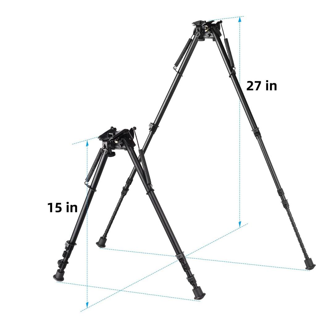 15-27'' выдвижная сошка Harris Style с поворотным механизмом наклона и рычагом Podloc для охоты
