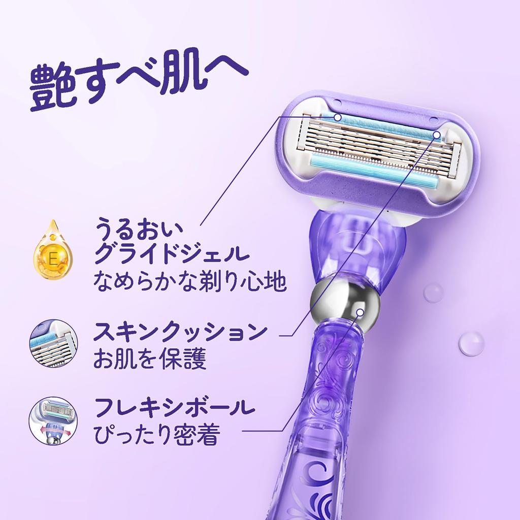 Gillette Venus VENUS Smooth Включает корпус бритвы и 2 сменные головки со спиральным дизайном (Венера) Женский станок, Кожа, Лезвия,