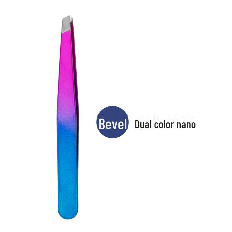 Пинцет для бровей из нержавеющей стали толщиной 1,2 мм со скошенной кромкой для точного удаления волос