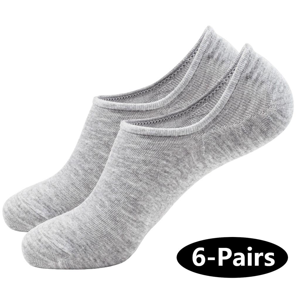 Носки женские низкие носки нескользящие плоские 6 пар