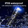 XHP360 Super High Power Flashlight Waterproof Outdoor Flashlight Long Range Zoom Torch Light